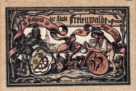 Реверс банкноты 25 пфеннигов (Германия) 1921 года