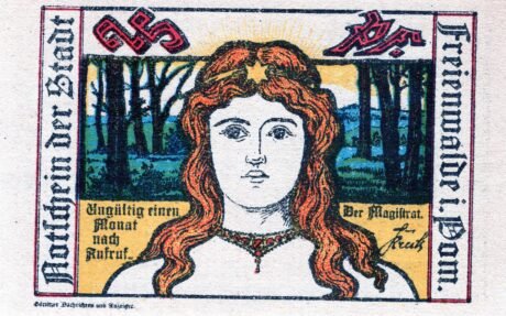 Аверс банкноты 25 fenigów (Niemcy) 1922