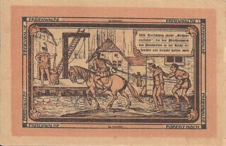 Реверс банкноты 50 fenigów (Niemcy) 1922