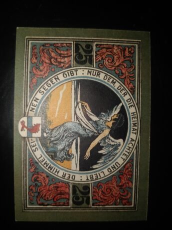 Реверс банкноты 25 fenigów (Niemcy) 1920