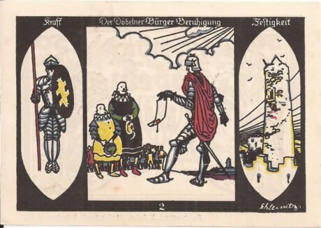 Реверс банкноты 50 fenigów (Niemcy) 1921