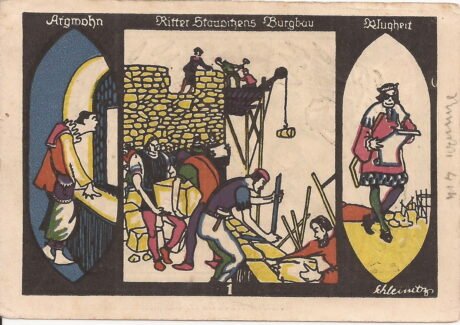 Реверс банкноты 50 fenigów (Niemcy) 1921