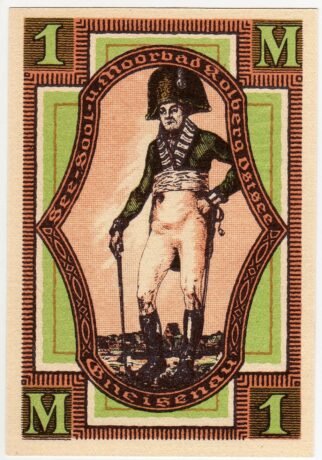 Реверс банкноты 1 marka (Niemcy) 1921