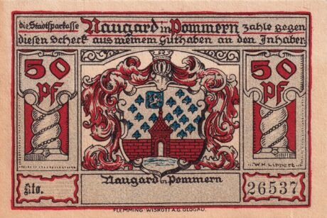 Аверс банкноты 50 пфеннигов (Германия)