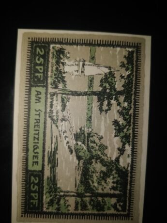 Реверс банкноты 25 fenigów (Niemcy) 1921