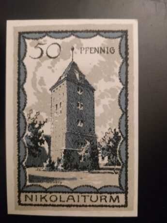 Реверс банкноты 50 fenigów (Niemcy) 1921