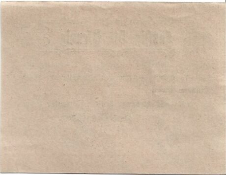 Реверс банкноты 50 fenigów (Niemcy) 1918