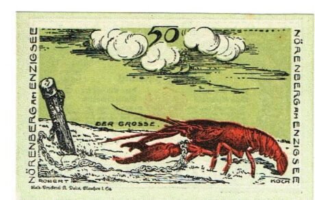 Реверс банкноты 50 пфеннигов (Германия) 1920 года