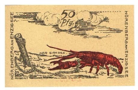 Реверс банкноты 50 fenigów (Niemcy) 1920