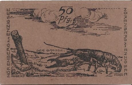 Реверс банкноты 50 fenigów (Niemcy) 1920