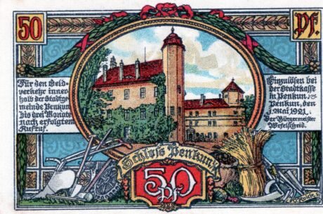 Аверс банкноты 50 пфеннигов (Германия) 1921 года