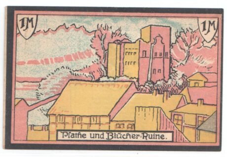 Реверс банкноты 1 marka (Niemcy) 1922