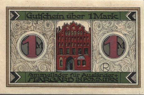 Реверс банкноты 1 sygnatura Sammellager für Ausländer (Niemcy) z 1921 roku