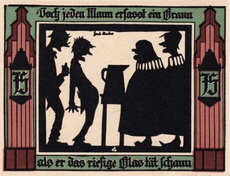 Реверс банкноты 75 пфеннигов (Германия) 1921 года