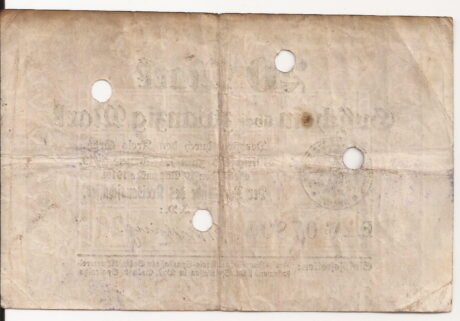 Реверс банкноты 20 marek (Niemcy) 1918