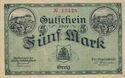 Аверс банкноты 5 marek (Niemcy) 1918