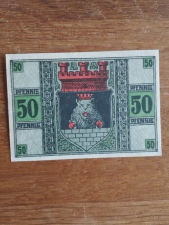 Реверс банкноты 50 fenigów (Niemcy) 1918