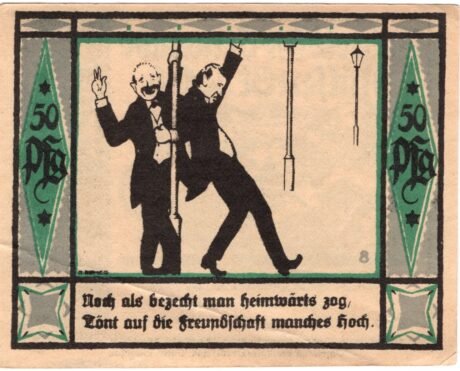 Реверс банкноты 50 fenigów (Niemcy) 1921