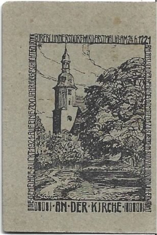 Реверс банкноты 25 fenigów (Niemcy)