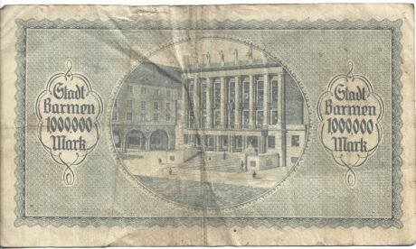 Реверс банкноты 1 000 000 marek (Niemcy) 1923