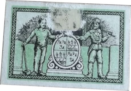 Реверс банкноты 50 пфеннигов (Германия) 1919 года