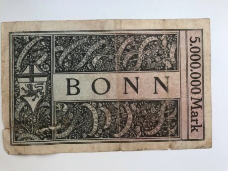 Реверс банкноты 5000000 marek (Niemcy) 1923