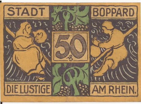Реверс банкноты 50 fenigów (Niemcy) 1921