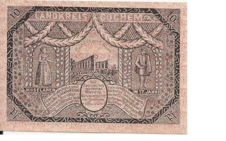 Аверс банкноты 10 пфеннигов (Германия) 1921 года