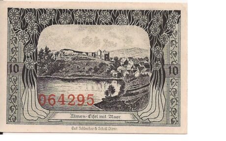 Реверс банкноты 10 пфеннигов (Германия) 1921 года
