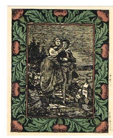 Реверс банкноты 50 fenigów (Niemcy) 1921