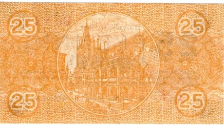 Реверс банкноты 25 пфеннигов (Германия) 1920 года