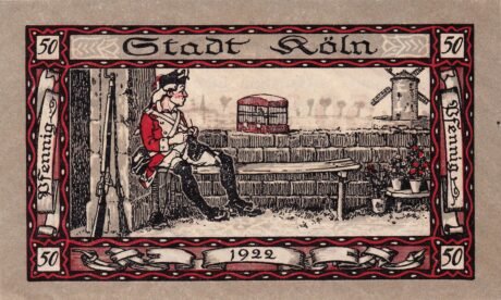 Реверс банкноты 50 пфеннигов (Германия) 1922 года