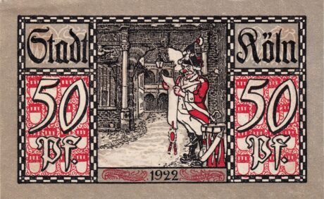 Реверс банкноты 50 пфеннигов (Германия) 1922 года