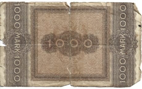 Реверс банкноты 1000 marek (Niemcy) 1922