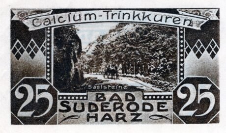 Реверс банкноты 25 пфеннигов (Германия) 1921 года