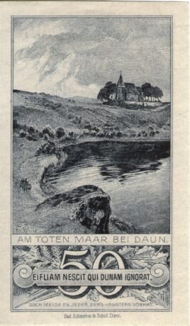 Реверс банкноты 50 пфеннигов (Германия)