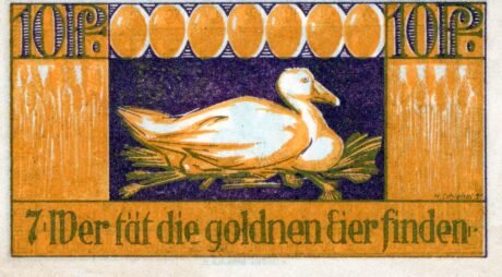 Реверс банкноты 10 пфеннигов (Германия) 1921 года