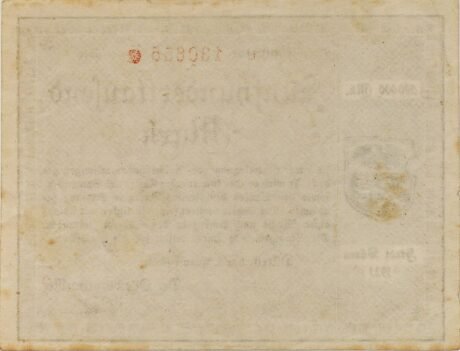 Реверс банкноты 500000 marek (Niemcy) 1923