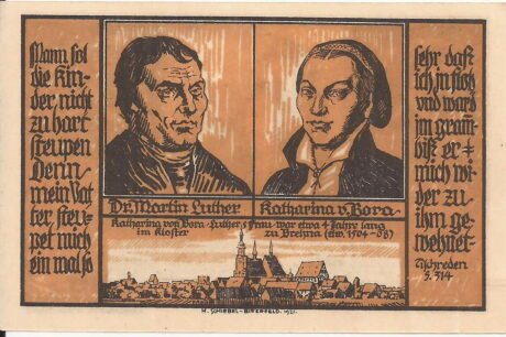 Реверс банкноты 50 fenigów (Niemcy) 1921