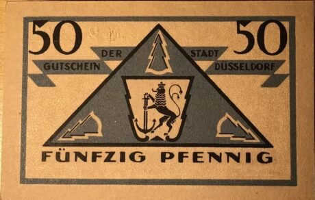 Реверс банкноты 50 fenigów (Niemcy) 1919