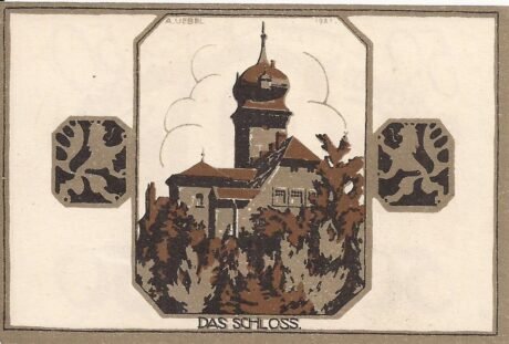 Реверс банкноты 50 fenigów (Niemcy)