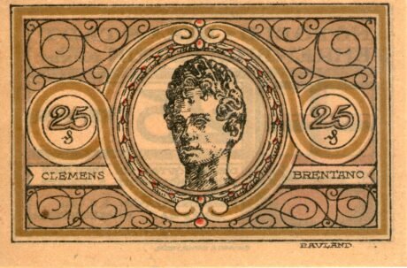 Реверс банкноты 25 fenigów (Niemcy) 1921