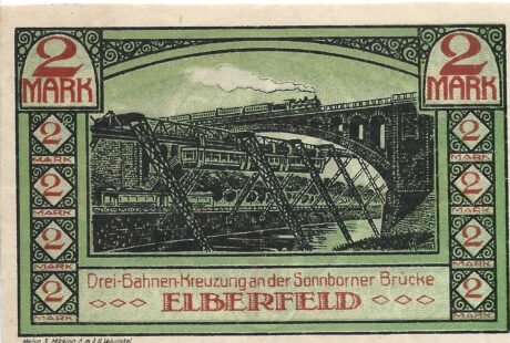 Реверс банкноты 2 marki (Niemcy) 1920