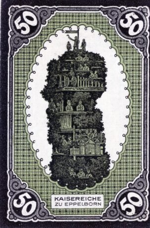 Реверс банкноты 50 fenigów (Niemcy) 1921