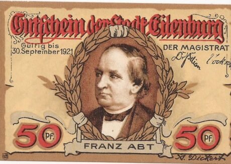 Аверс банкноты 50 fenigów (Niemcy)