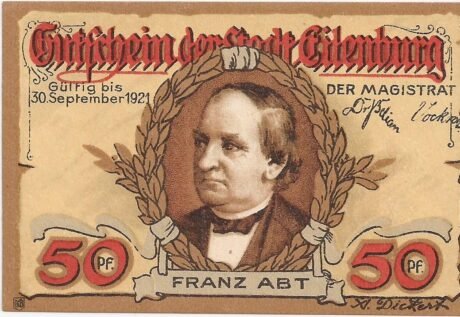 Аверс банкноты 50 fenigów (Niemcy)