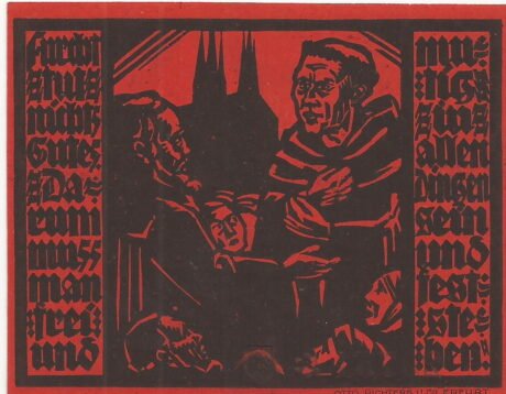 Реверс банкноты 50 fenigów (Niemcy) 1921