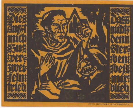 Реверс банкноты 50 fenigów (Niemcy) 1921