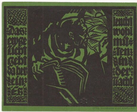 Реверс банкноты 50 fenigów (Niemcy) 1921