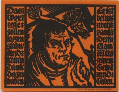 Реверс банкноты 50 fenigów (Niemcy) 1921